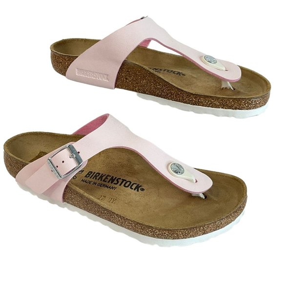 Birkenstock Shoes - Birkenstock Shoes Womens Sz 39 US 8 Gizeh Sandal Pink Birko-Flor Thong New